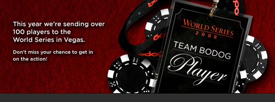Bodog Poker WSOP Bonus allows usa players