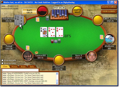 PokerStars Bonus Table