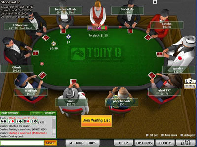 tonygpoker table